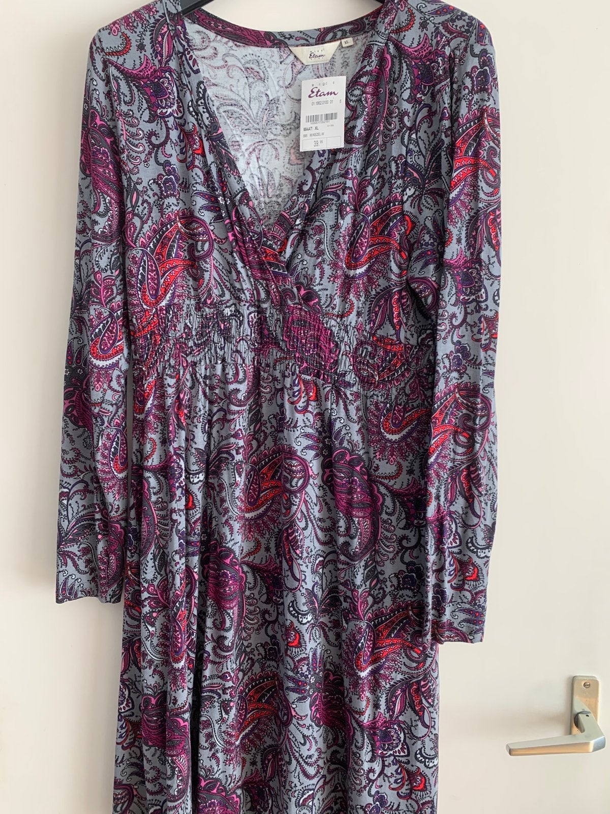 Nieuwe zomerjurk maat XL, Ophalen of Verzenden, Nieuw, Maat 46/48 (XL) of groter, Onder de knie