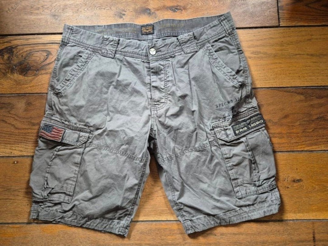 Pme Legend Pall Mall jeans korte Cargo broek maat 38, Kleding | Heren, W36 - W38 (confectie 52/54), ., Ophalen of Verzenden, Zo goed als nieuw