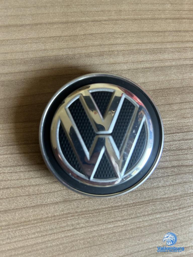 ORIGINELE VW Volkswagen naafkap naafdop zwart chroom, Gebruikt, -, Verzenden, -