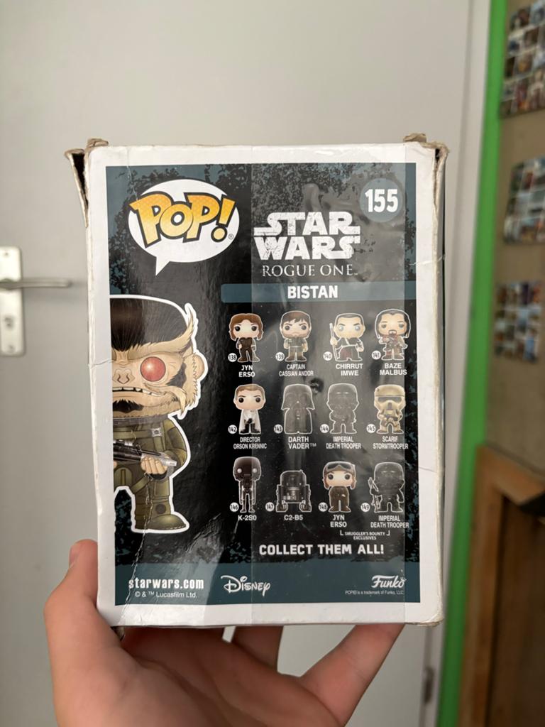 Funko Pop! Star Wars Rogue One Bistan #155, Verzamelen, Poppen, Ophalen, Gebruikt, Overige typen
