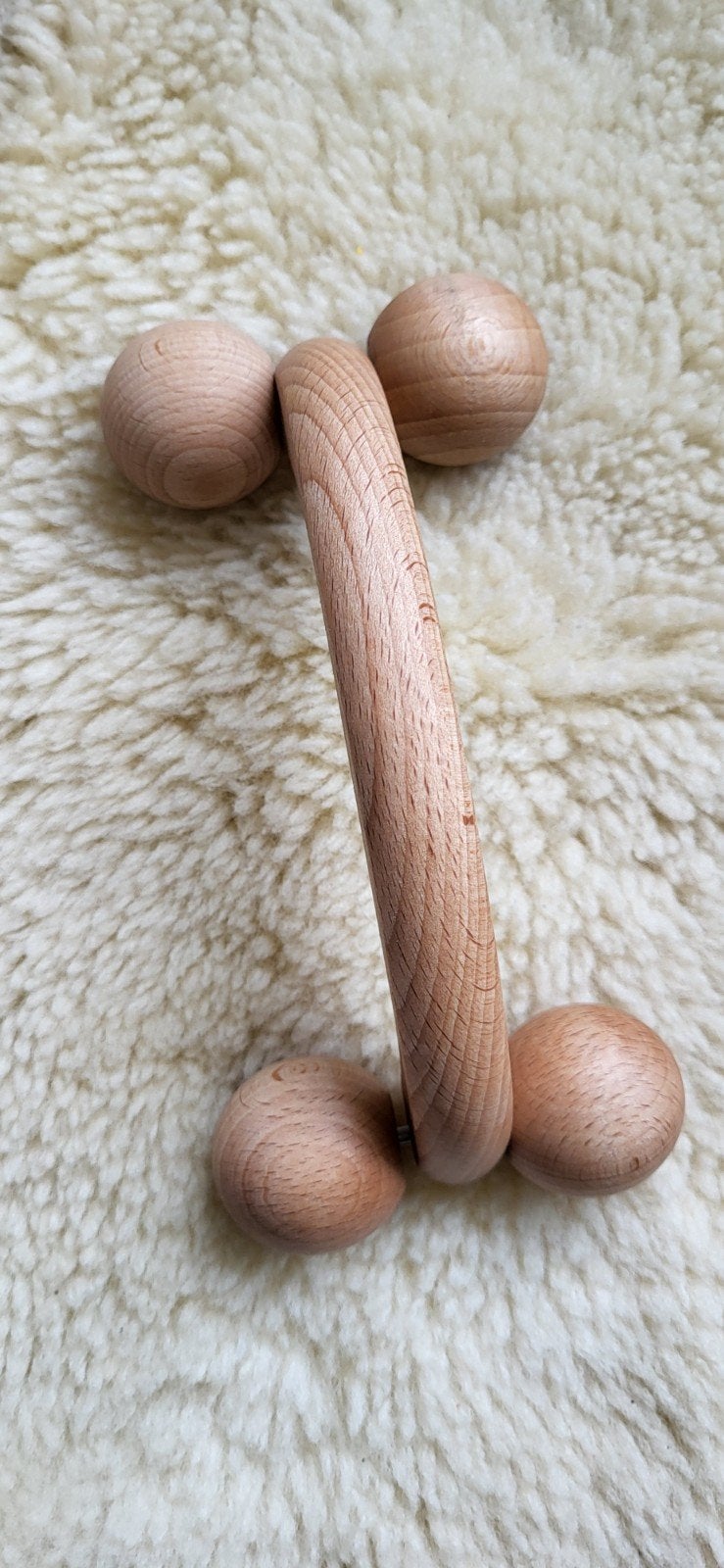 Houten massage -roller -'auto', Ophalen of Verzenden, Zo goed als nieuw, Overige typen