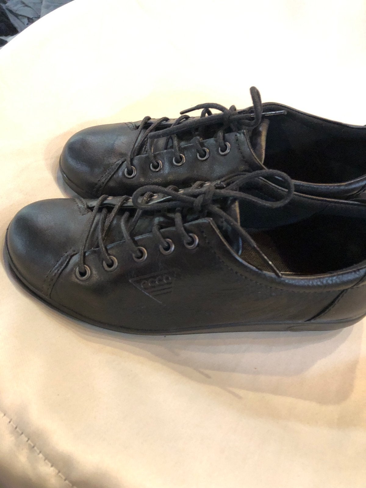 Zwarte Ecco schoenen maat 36, Ophalen of Verzenden, Zo goed als nieuw, Zwart, Sneakers of Gympen