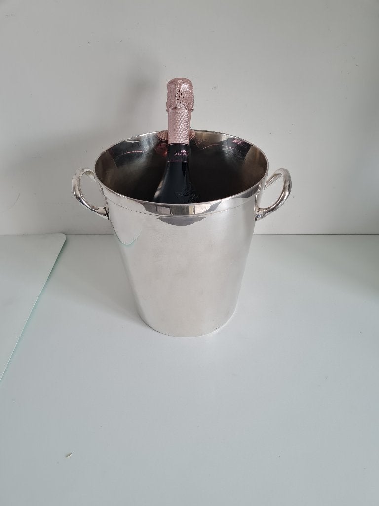 mooie verzilverde ijsemmer, champagnekoeler, Antiek en Kunst, Ophalen of Verzenden