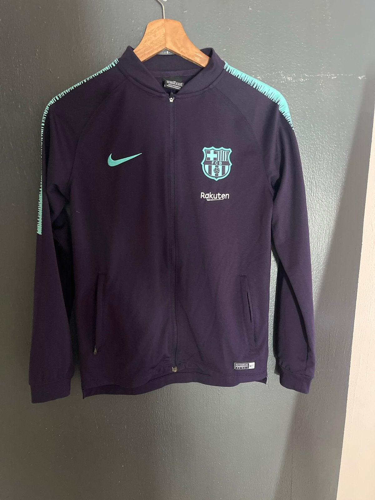 Nike FC Barcelona Trainingsjack - Maat L (147-158cm), Paars, Overige maten, Ophalen of Verzenden, Voetbal