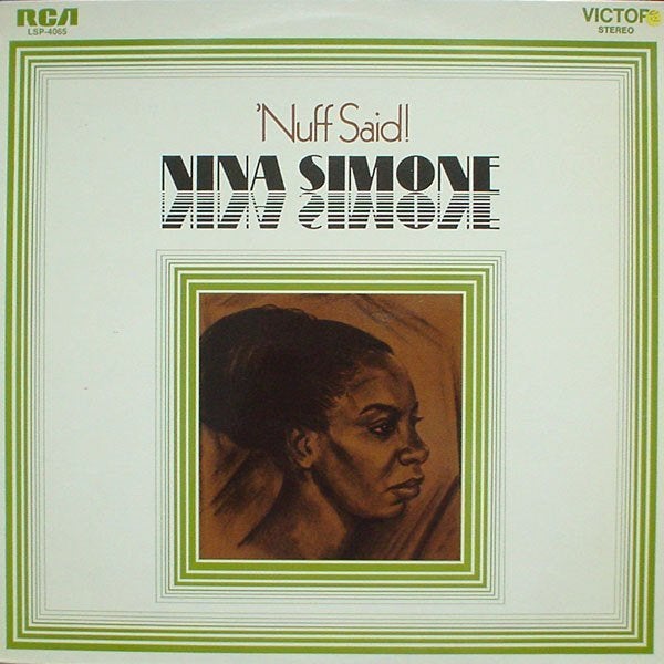 MINT LP Nina Simone ‎– 'Nuff Said! VINYL JAZZ, LP, Verzenden, Zo goed als nieuw, 12 inch