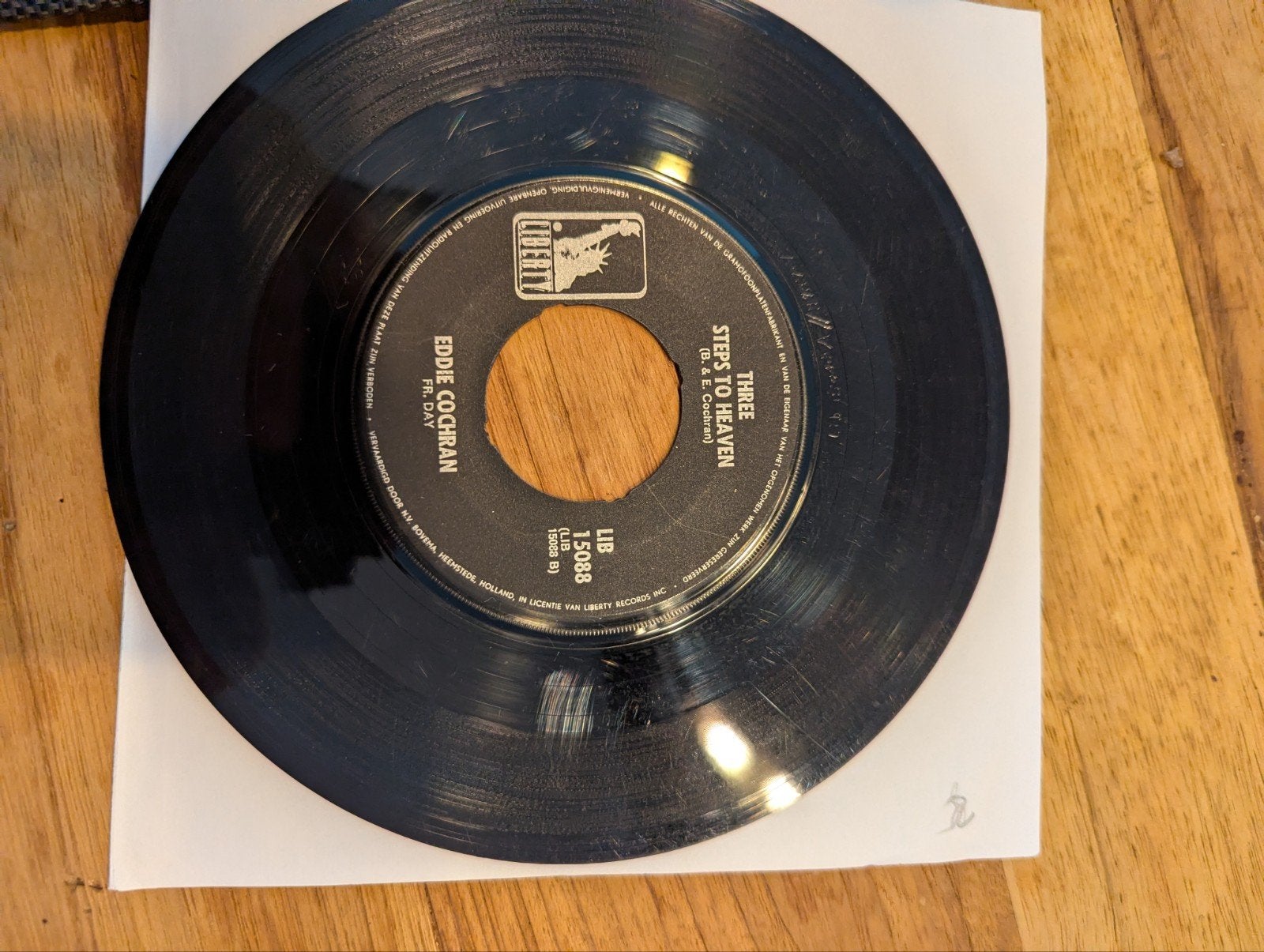 Eddie Cochran - Summertime Blues ( vinyl single), Gebruikt, 7 inch, Single, Ophalen of Verzenden