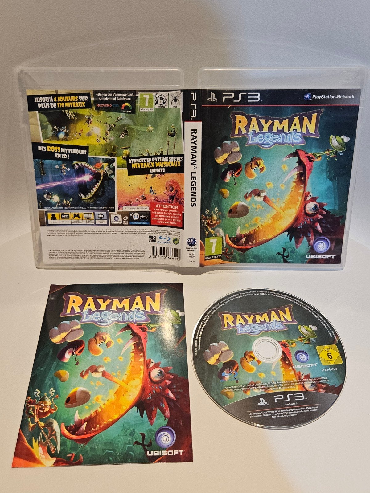 Rayman Legends PS3, Avontuur en Actie, Ophalen of Verzenden, Zo goed als nieuw, 3 spelers of meer