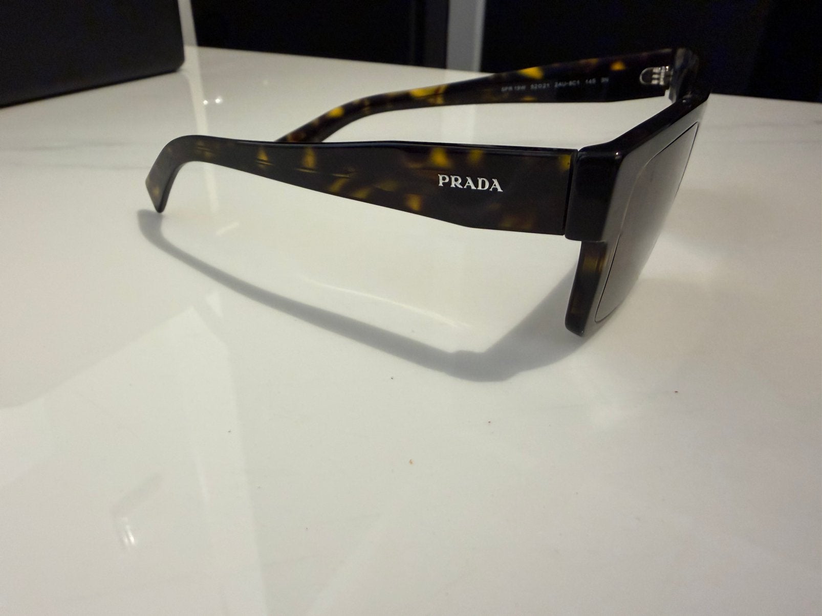 Originele Prada SPR 19W zonnebril Havana, Ophalen of Verzenden, Zo goed als nieuw, Overige merken