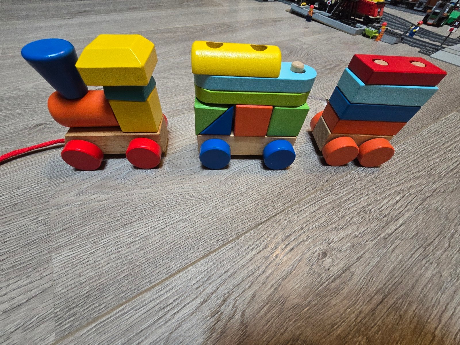 Houten trein, Ophalen of Verzenden