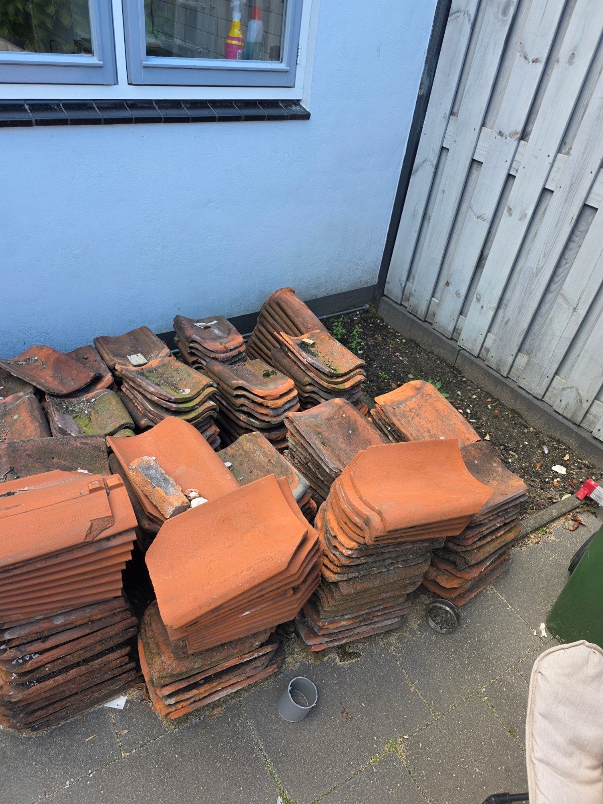 Gebruikte dakpannen - Gratis af te halen, Ophalen, Gebruikt, Steen of Klei, 15 m² of meer