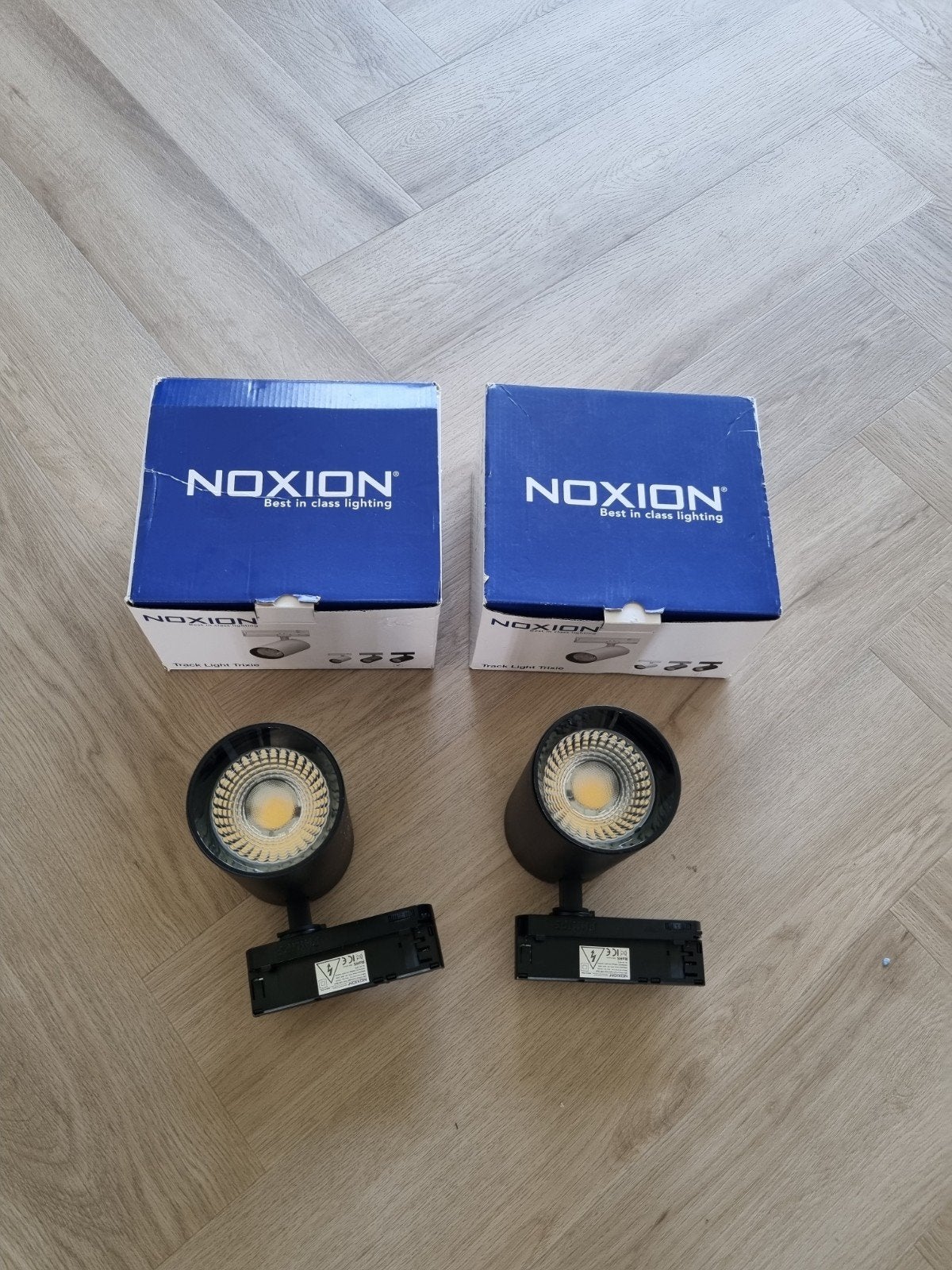 Noxion LED 3-Fase Track Light Trixie 30W Zwart (2 stuks), Verstelbaar, Nieuw, Overige fittingen, Ophalen of Verzenden