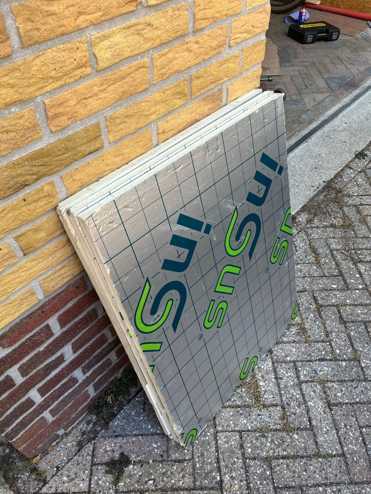 Isolatieplaten insus 2 zijdig aluminium PIR hardschuim pur, Doe-het-zelf en Verbouw, Isolatie en Afdichting, Dakisolatie, Gebruikt