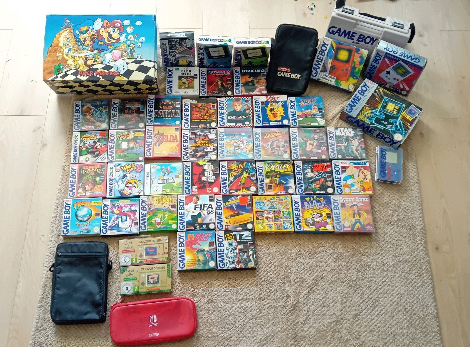 Nintendo Gameboy Top Collectie! 6x Gameboy 37 Games LEES AUB, Spelcomputers en Games, Spelcomputers | Nintendo Game Boy, Ophalen of Verzenden