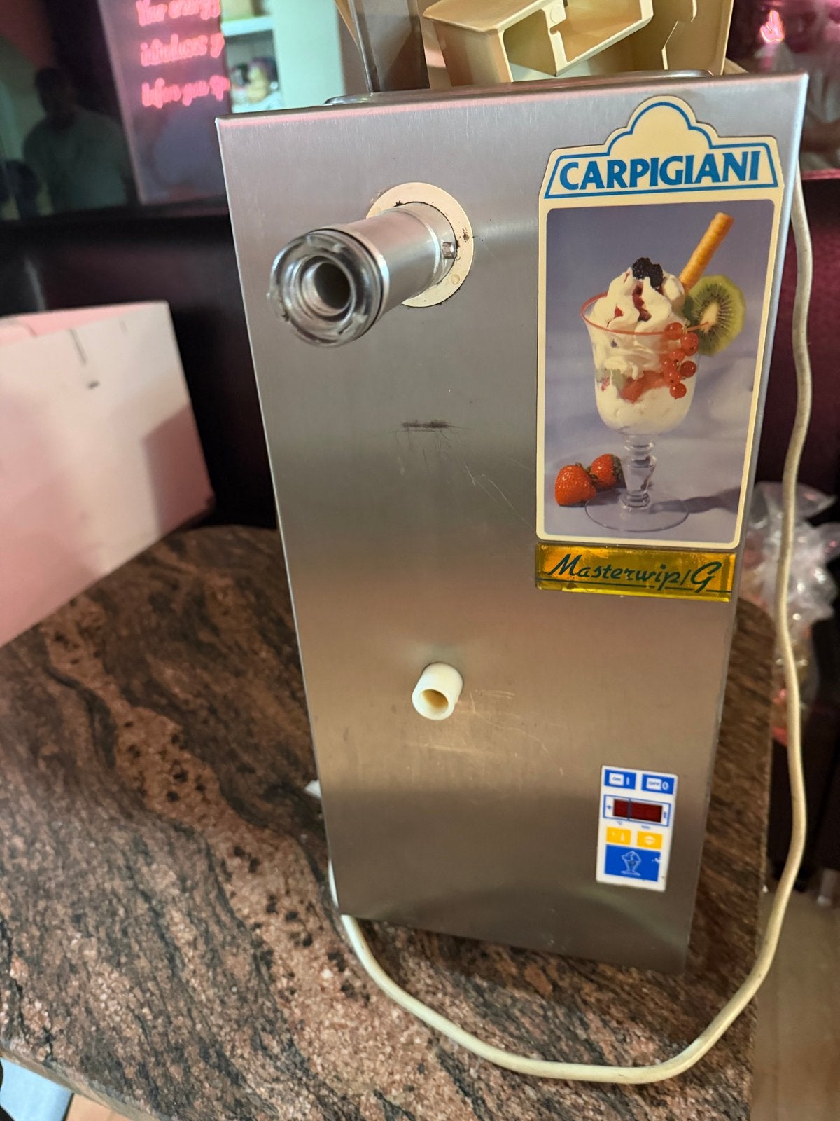 Caprigiani Masterwhip Slagroommachine, Zakelijke goederen, Ophalen, Gebruikt, Bakkerij en Slagerij