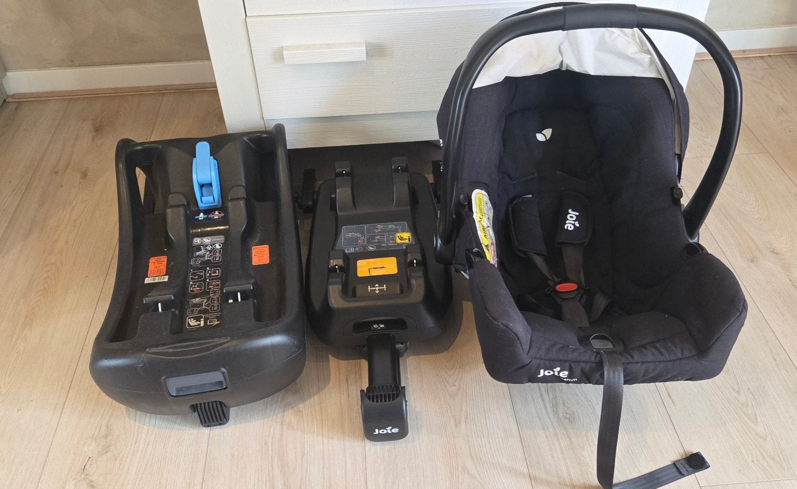 joie gemm autostoel +2x isofix base., Zo goed als nieuw, Isofix, 0 t/m 13 kg, Ophalen