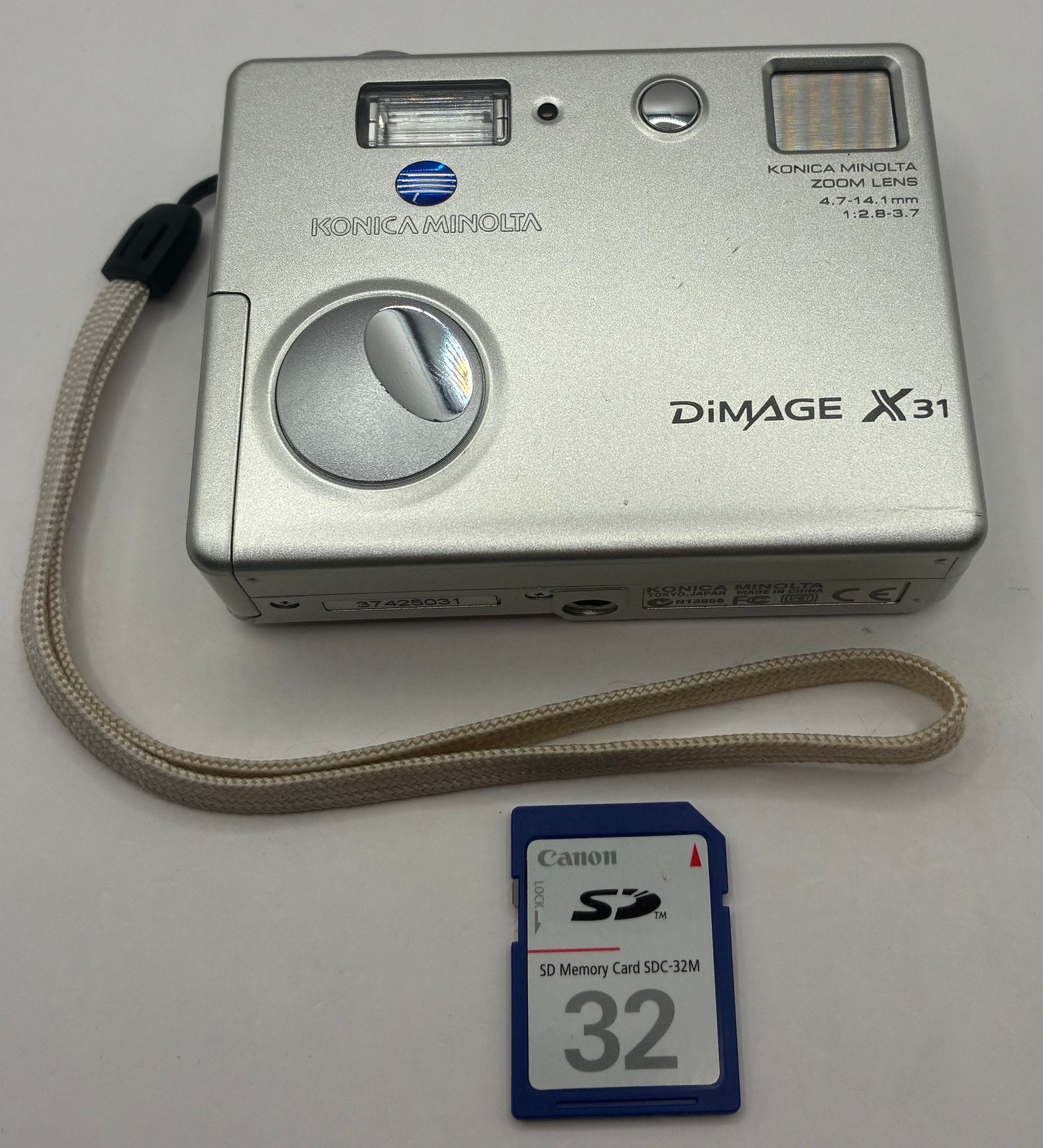 Konica minolta dimage X31 - compact camera, Ophalen of Verzenden, Zo goed als nieuw, Konica, 8 keer of meer