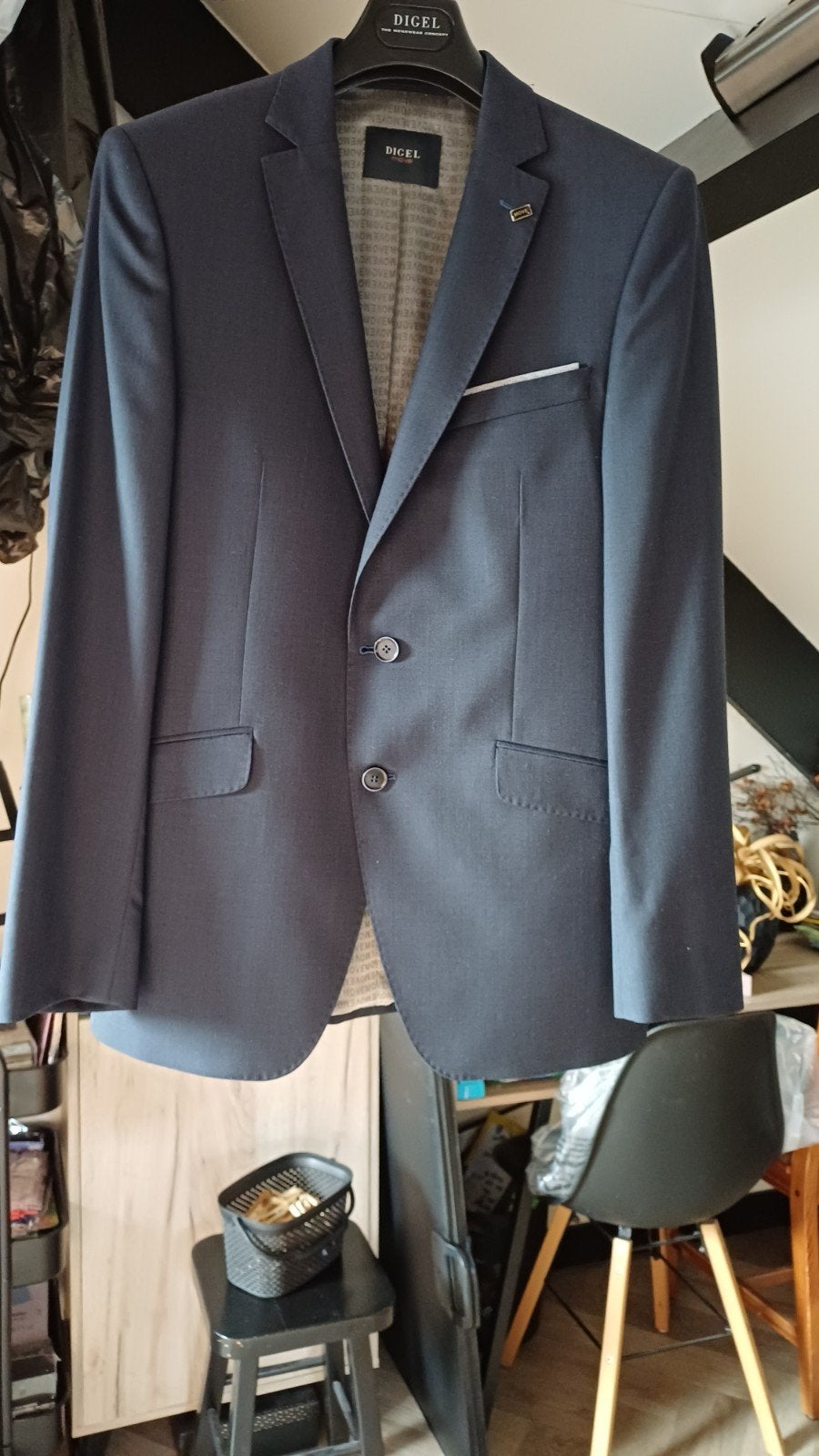 Blauw heren colbert - Maat 46/48 - Nieuw, Blauw, DIGEL, Nieuw, Ophalen of Verzenden