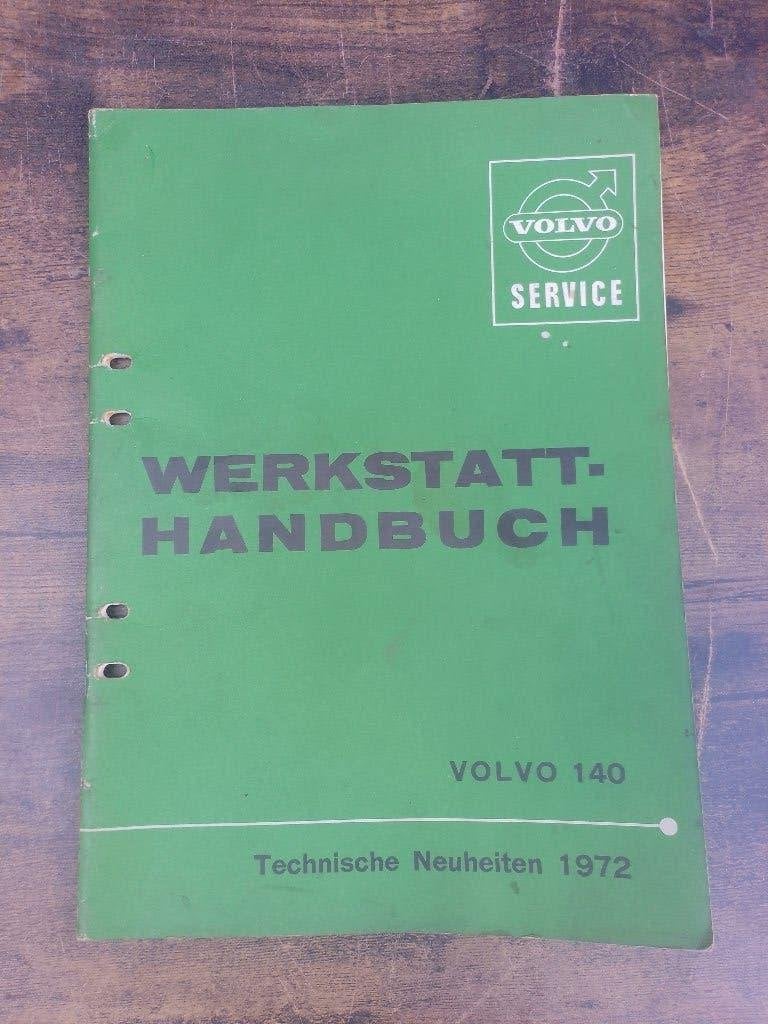 Volvo 140 dealer werkplaatsboek vanaf 1972, Ophalen of Verzenden, Gelezen, Volvo