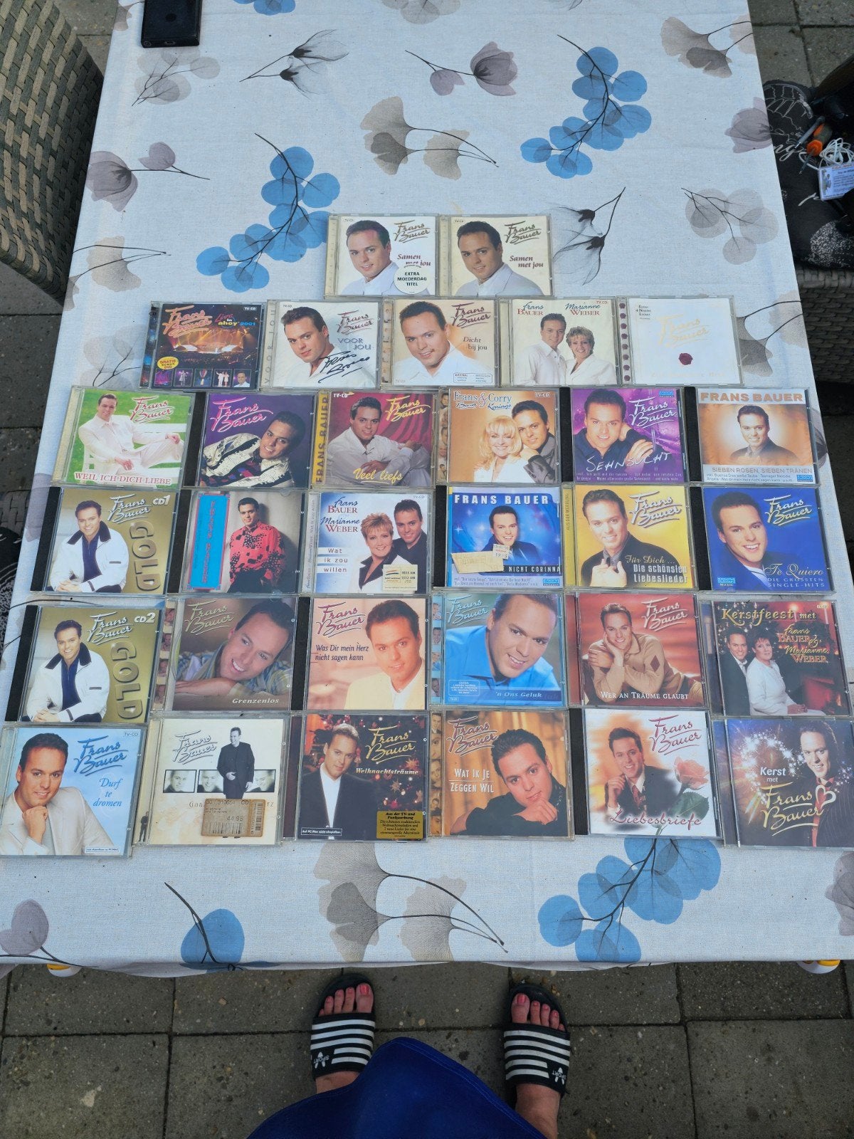 Grote collectie Frans Bauer CD's - Diverse albums en singles, Gebruikt, Ophalen of Verzenden, Levenslied of Smartlap, Inclusief doosje