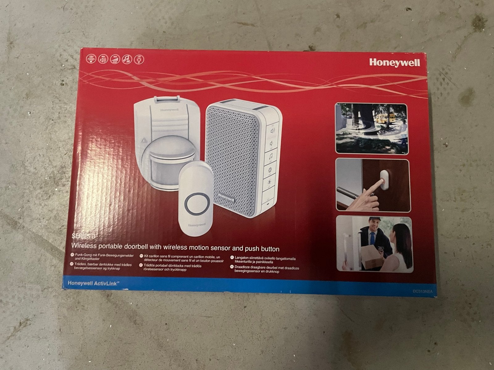 Honeywell Draadloze Deurbel met Bewegingssensor, Ophalen of Verzenden, Nieuw