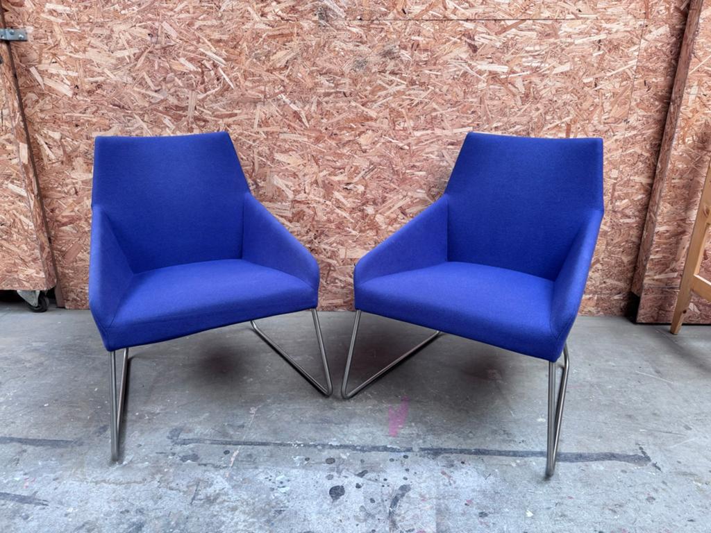 2x Vico fauteuils door Design on Stock, Ophalen, 75 tot 100 cm, Zo goed als nieuw, Stof