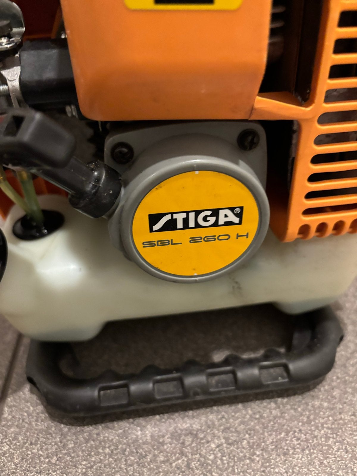 Stiga SBL 260 H Bladblazer - Benzine, Handgedragen, Tuin en Terras, Bladblazers, Ophalen of Verzenden, Gebruikt, Benzine, Handgedragen