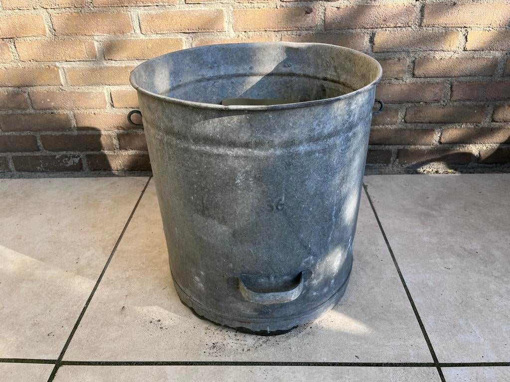 Zinken hoge teil, wasketel, zonder bodem, maat 36, Ophalen