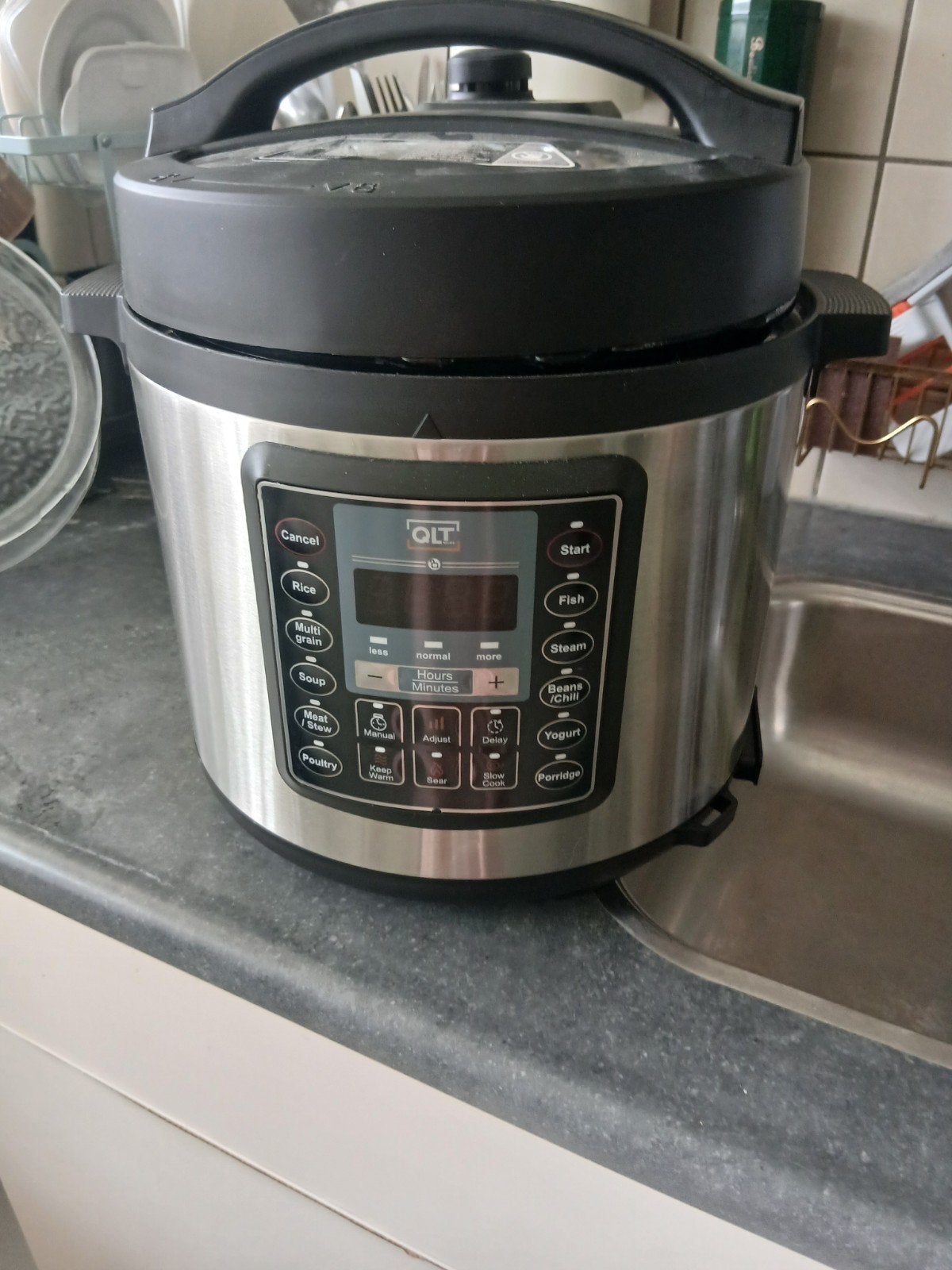 QLT Elektrische Snelkookpan - 5.7L, Overige merken, Ophalen of Verzenden, Vrijstaand, Stoom