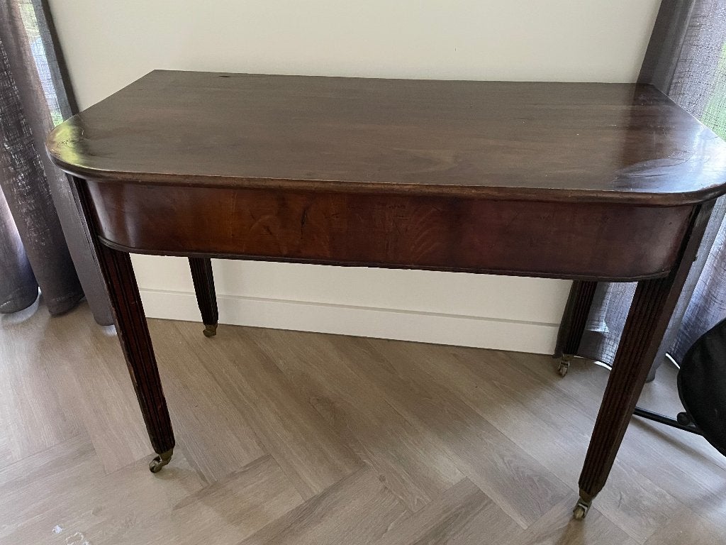 Vintage side table, Ophalen, Gebruikt, 100 tot 150 cm, Oud