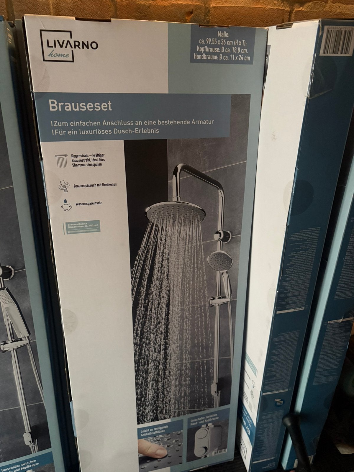 LIVARNO home Doucheset - Luxe Douche-ervaring - Nieuw, Ophalen of Verzenden, Nieuw, Chroom, Douche
