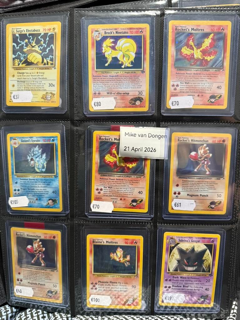 WotC Gym Heroes / Gym Challenge - Holo’s, Ophalen of Verzenden, Zo goed als nieuw