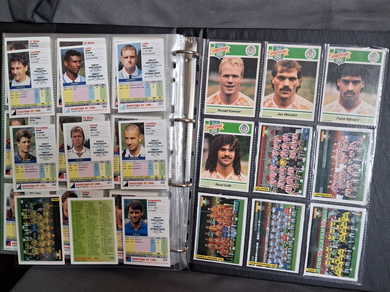 Voetbalplaatjes Shooting Stars '90-'91 - Compleet Album, Verzamelen, Ophalen of Verzenden, Zo goed als nieuw, Feyenoord, Poster, Plaatje of Sticker