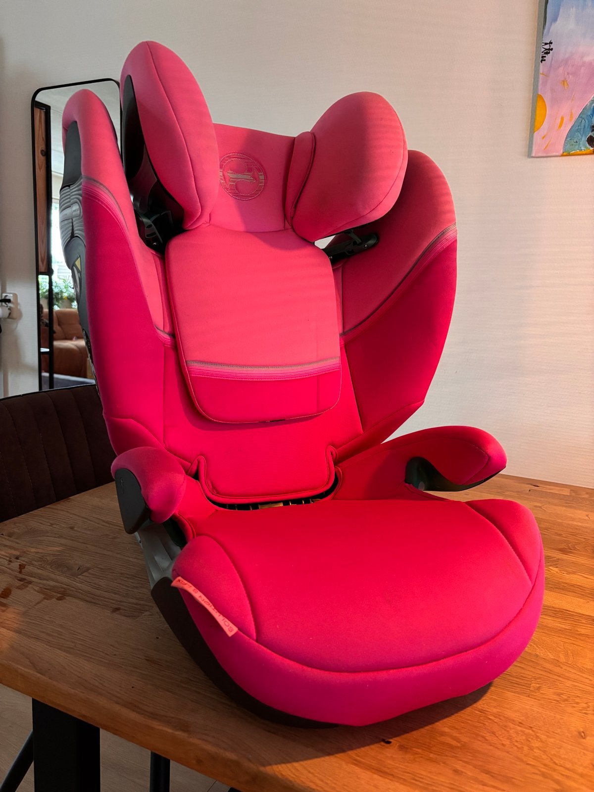 Cybex Solution S i-Fix autostoel - Magnolia Pink-purple, Gebruikt, 15 t/m 36 kg, Verstelbare rugleuning, Isofix