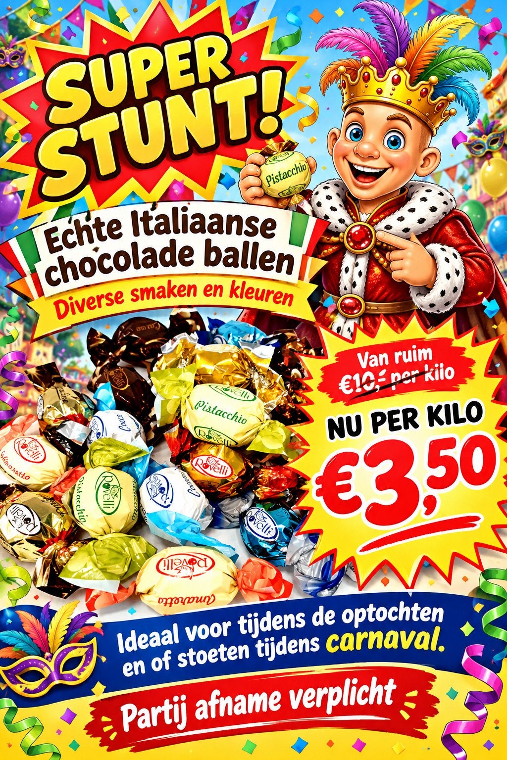 Partij rovelli chocolade, Ophalen of Verzenden