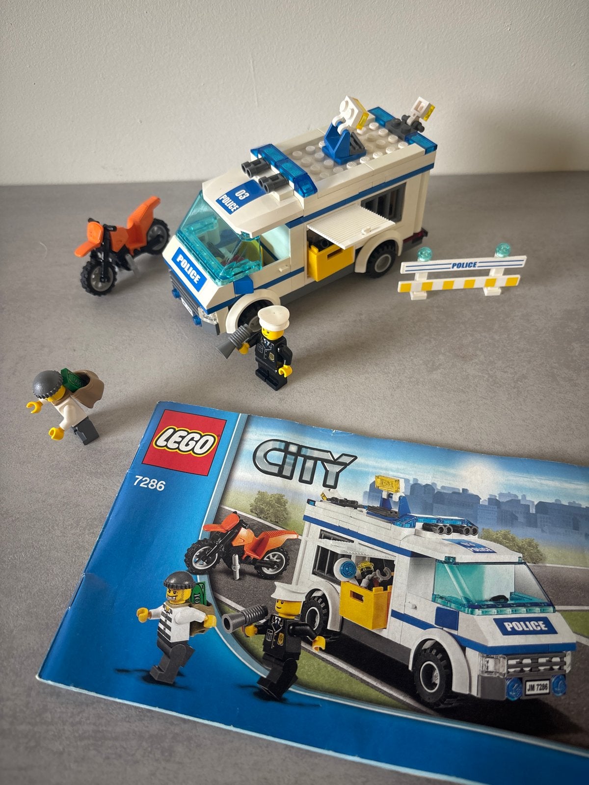 Lego City Politie Mobiele Commando Eenheid 7286, Ophalen of Verzenden, Gebruikt