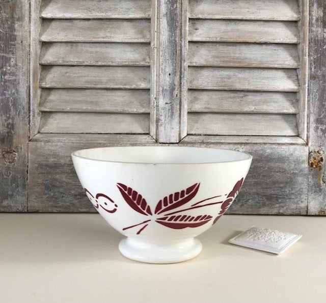 Digoin Sarreguemines grote bowl kom café au lait vanaf 1974, Ophalen of Verzenden