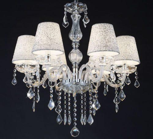 Kristallen Kroonluchter Hanglamp Plafondlamp Luchter 240017., Ophalen of Verzenden, Nieuw, Glas