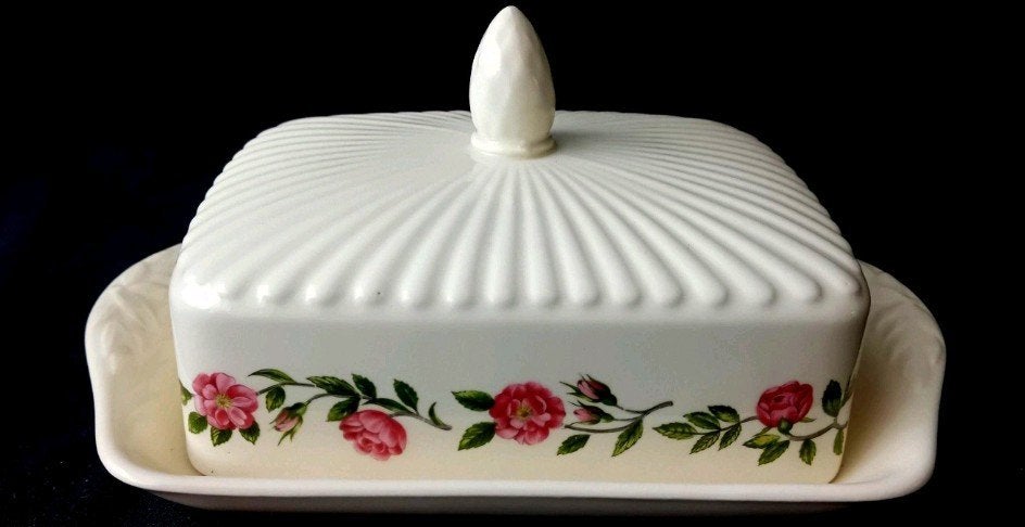 Vintage Wedgwood Rosalind botervloot, Ophalen of Verzenden