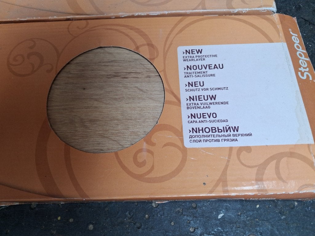 GRATIS plak laminaat +/- 3 m2 zelfklevend, Ophalen, Overige materialen, 50 tot 150 cm, Nieuw