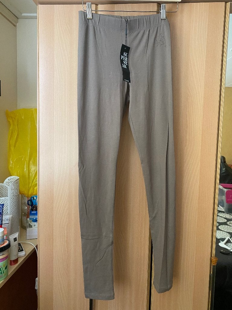 Nieuw lichtbruine legging superstar, Legging, Bruin, Nieuw, Maat 40/42 (M)