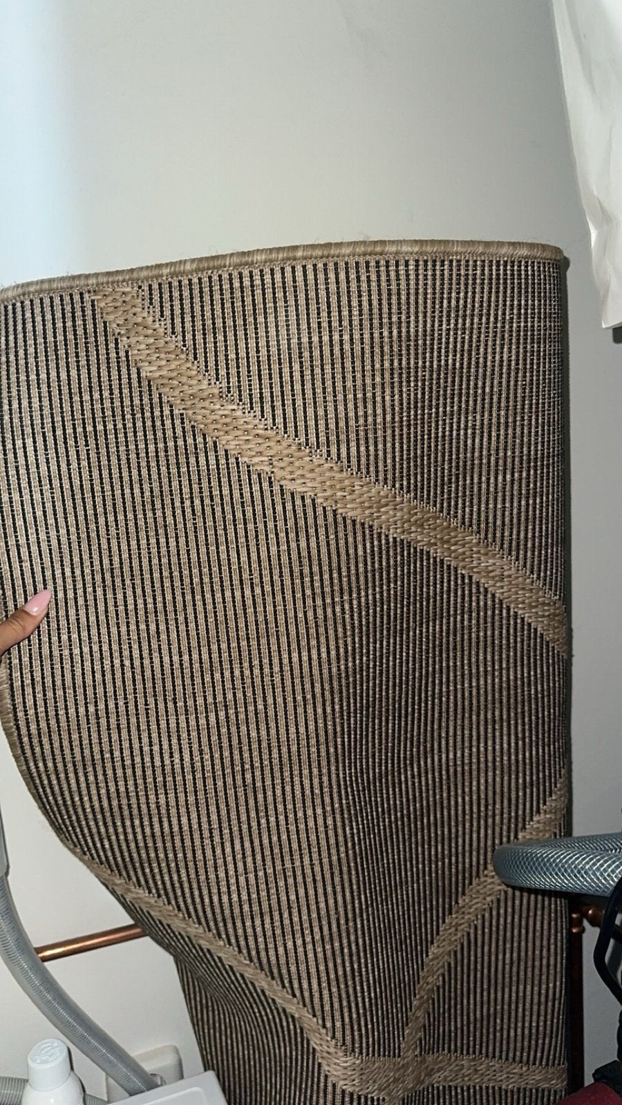 GYLLENLAKK Vloerkleed 160x230 cm - Natuurlijk/Zwart, Zwart, 150 tot 200 cm, 200 cm of meer, Ophalen of Verzenden