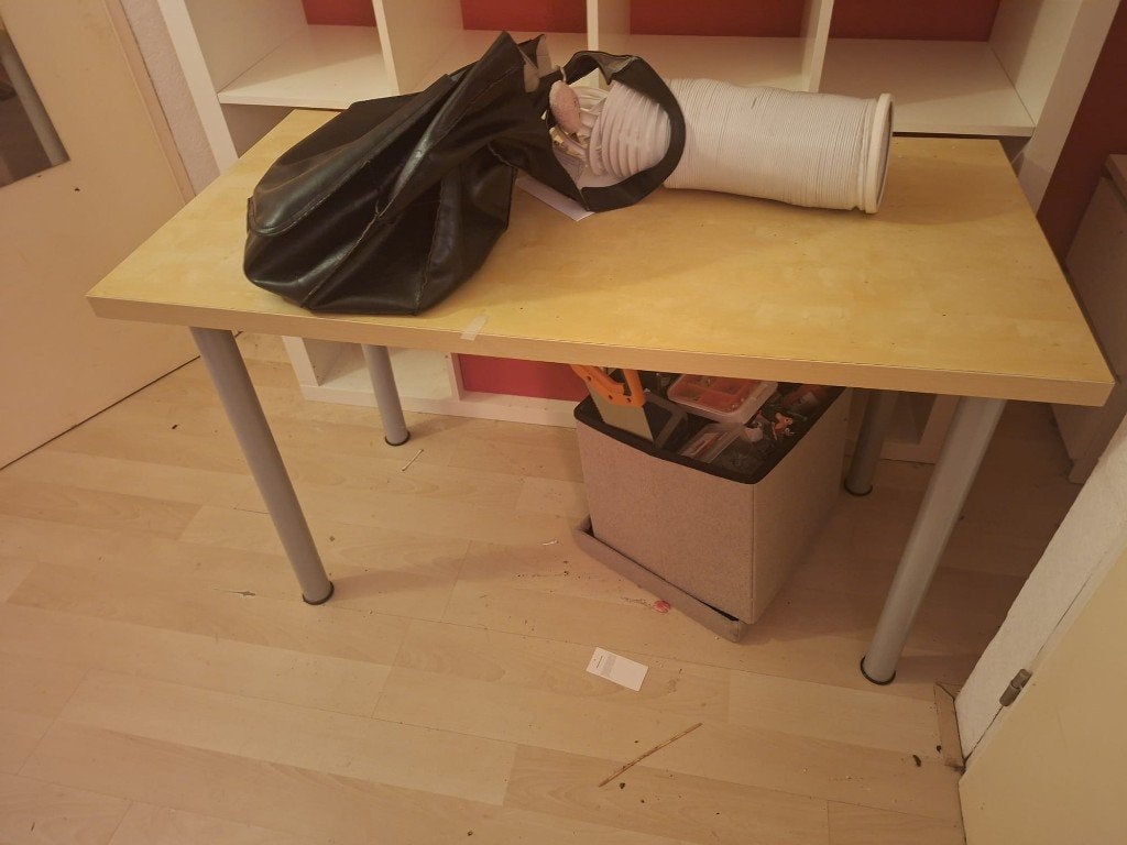 tafel en tafelblad ikea, Ophalen, Gebruikt, 100 tot 150 cm, Tot twee personen