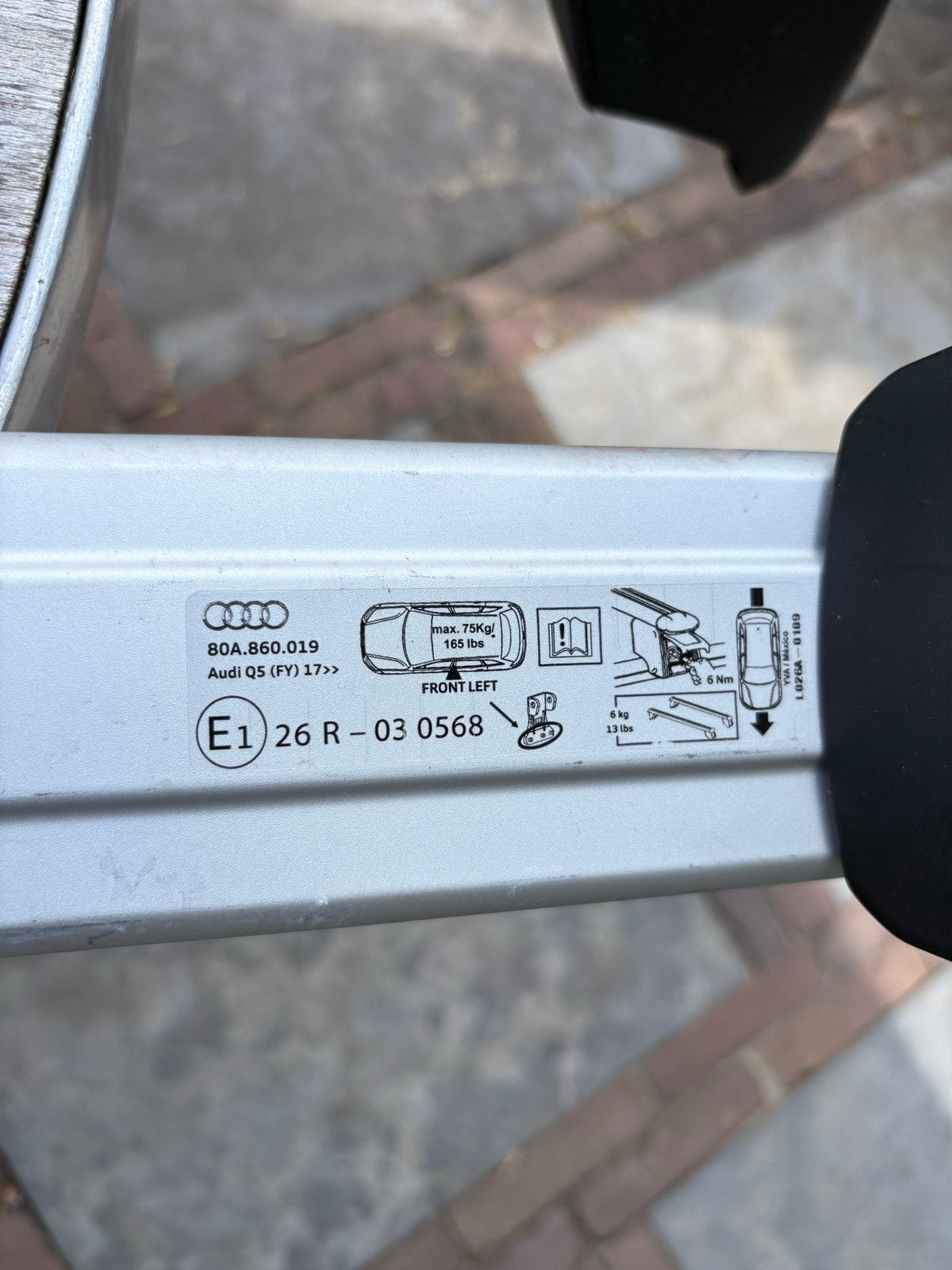Originele Audi Q5 (FY) dakdragers - Zo goed als nieuw, Auto diversen, Dakdragers, Ophalen, Zo goed als nieuw