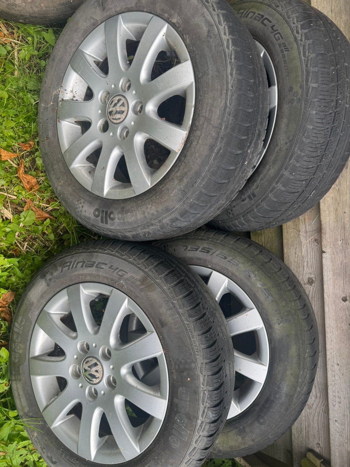 Set Golf 5 velgen 15 inch, Ophalen