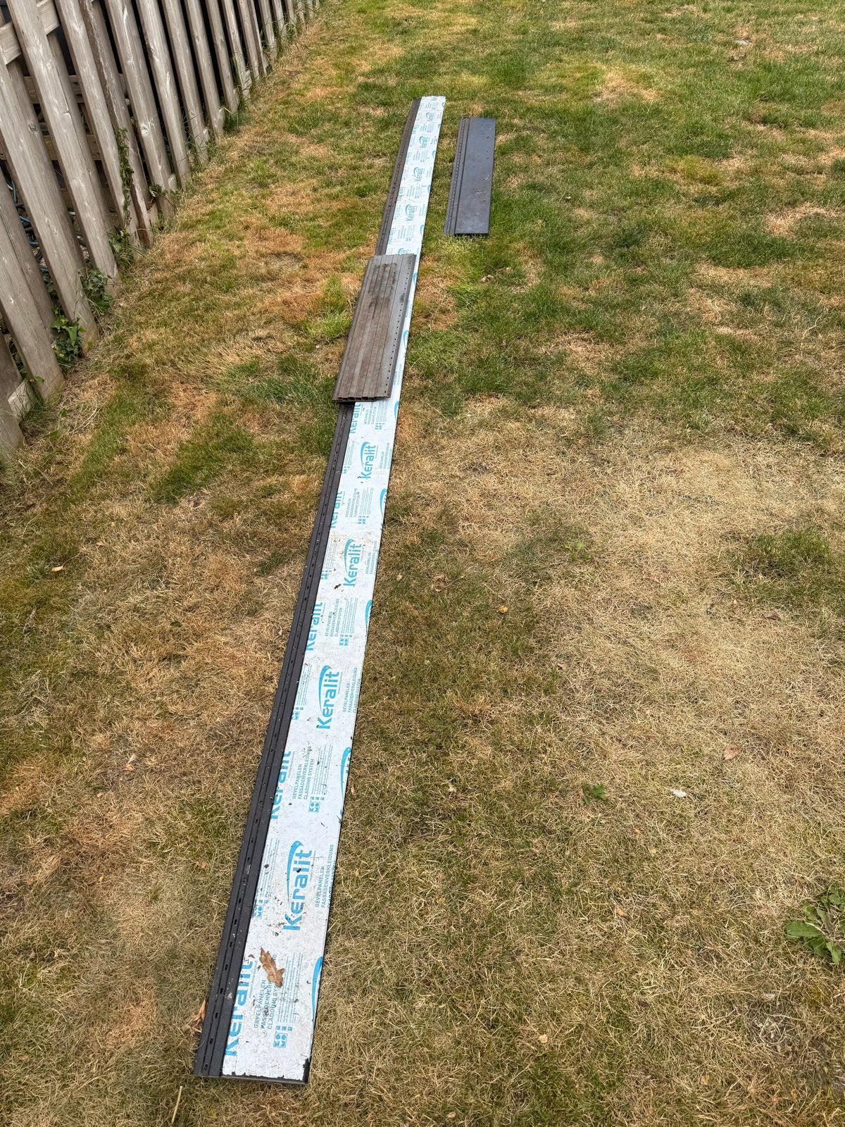 Keralit planken staalblauw - diverse lengtes, Gebruikt, Ophalen of Verzenden, Plank, 300 cm of meer