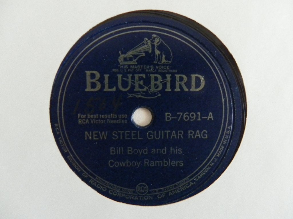 78 Toerenplaat Bill Boyd And His Cowboy Ramblers, Gebruikt, 10 inch, Ophalen of Verzenden, Overige typen