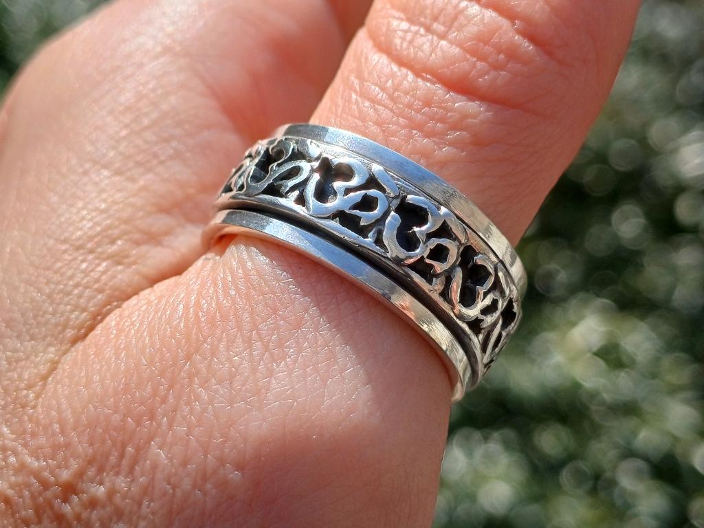 Vanoli 925 zilveren duim draairing spinner maat 18 20, Sieraden, Tassen en Uiterlijk, Ringen, 18 tot 19, Vanoli, Amsterdam, Nieuw