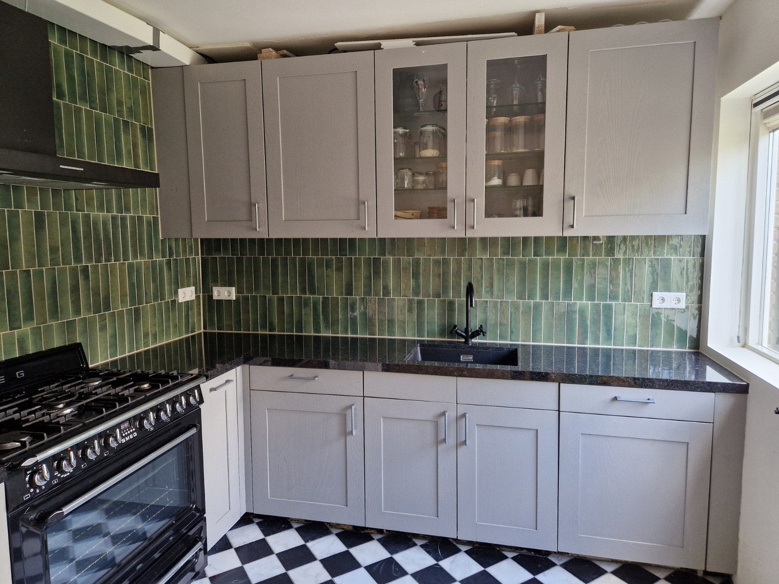 Complete keuken, Ophalen