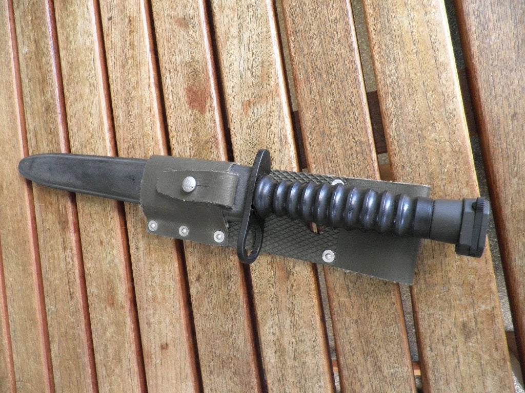 NED  SIG SG 510 bajonet EXPERIMENTEEL, Ophalen of Verzenden, Landmacht, Nederland, Mes of Dolk