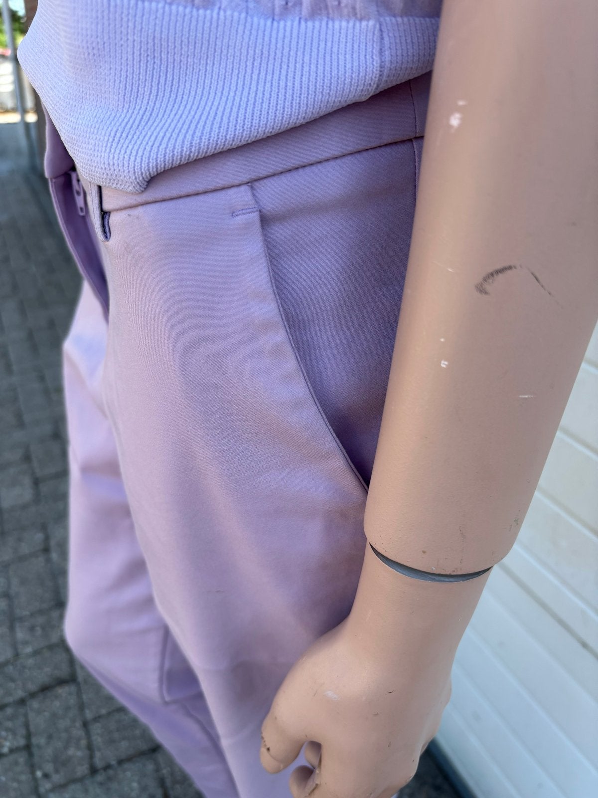 summum Lila broek met klein vlekje foto 3, Ophalen of Verzenden, Gedragen, Paars